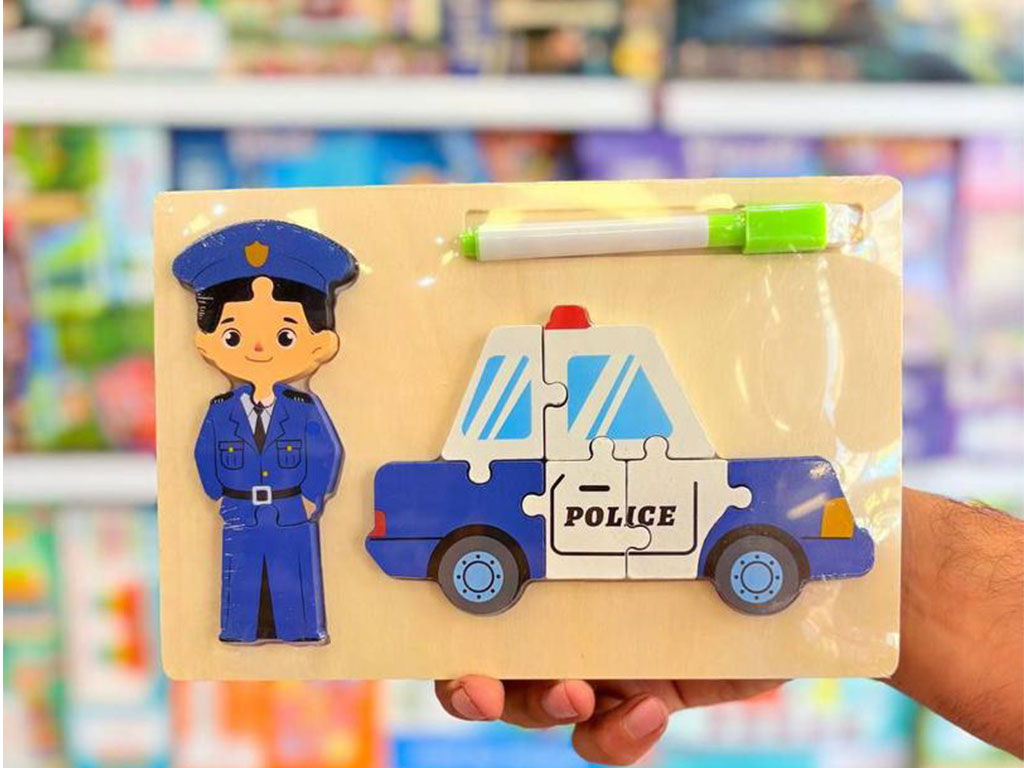 پازل برجسته مشاغل پشت وایت بردی