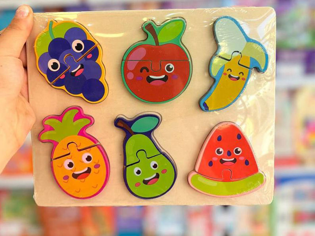 پازل برجسته 2 تکه 6تایی