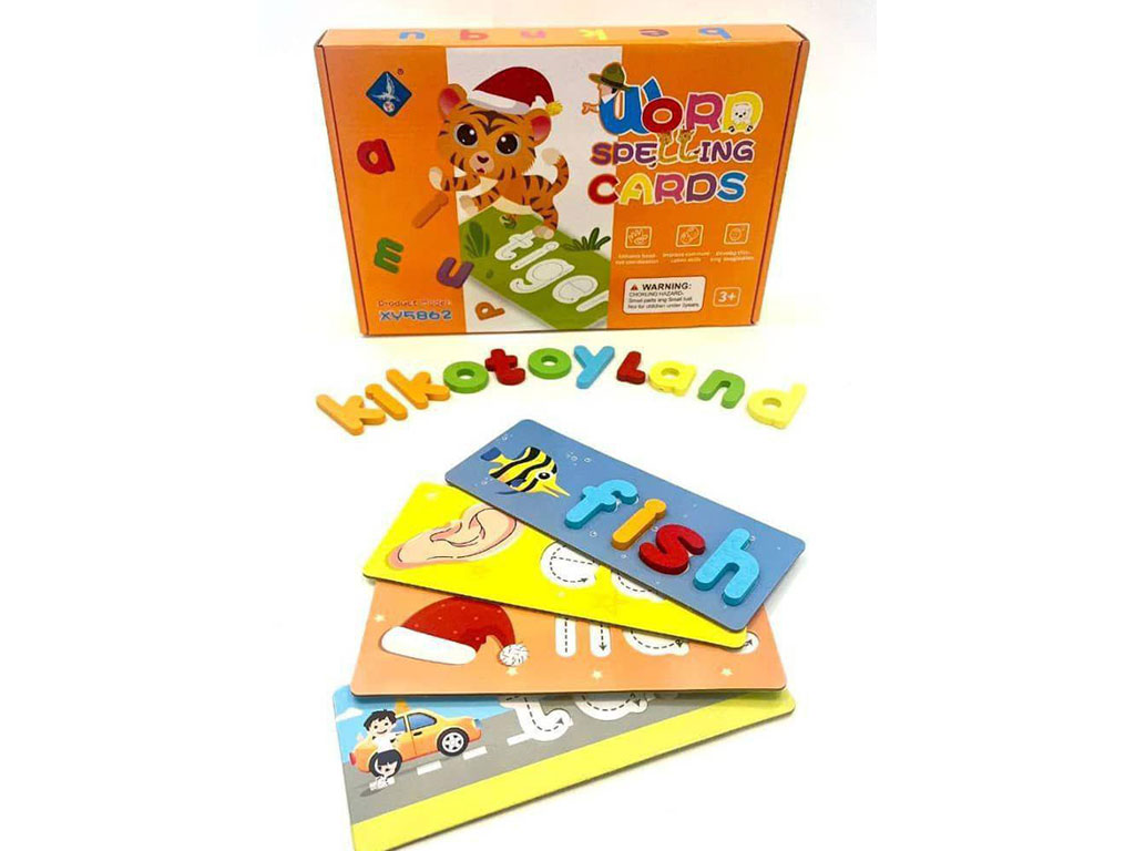 آمورش کلمات انگلیسی کارتی و چوبی