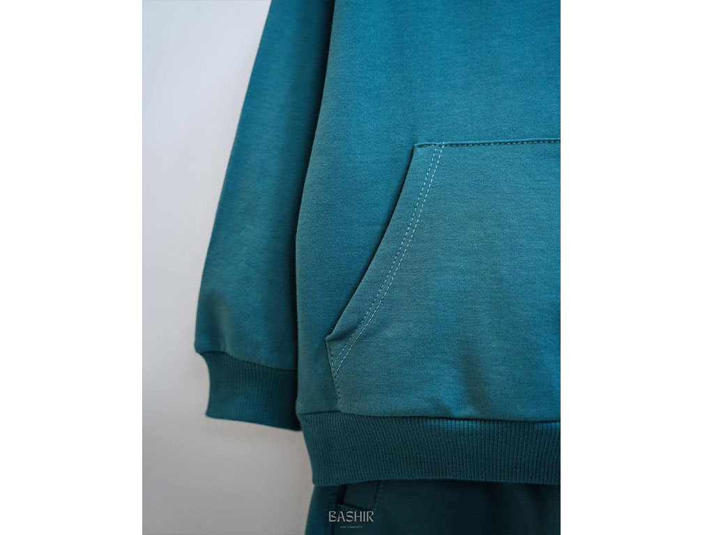 ست هودی و شلوار دورس دو نخ  بشیر Bashir