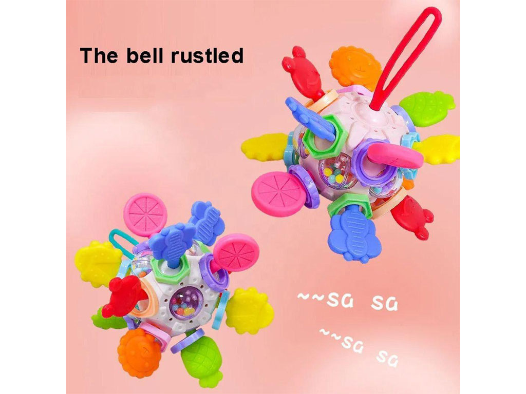 بیزی کیوب جغجغه ای دست ورزی 12 پر رنگارنگ در 1 اسباب بازی