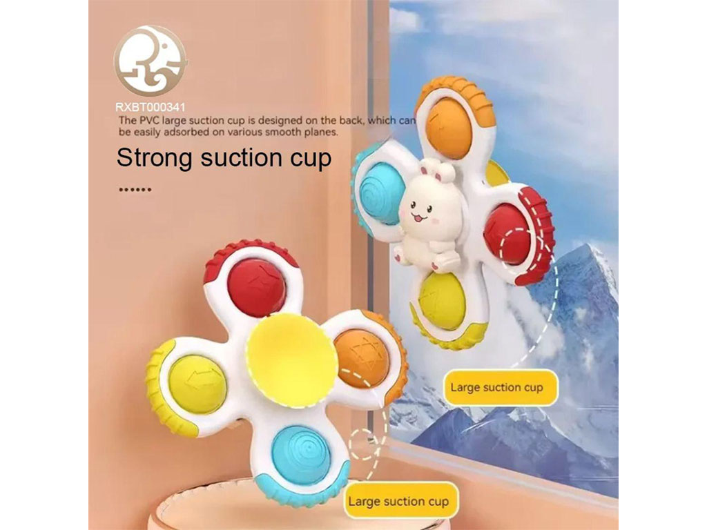 اسپینر چسبان و پاپیت دار 3 عددی اسباب بازی