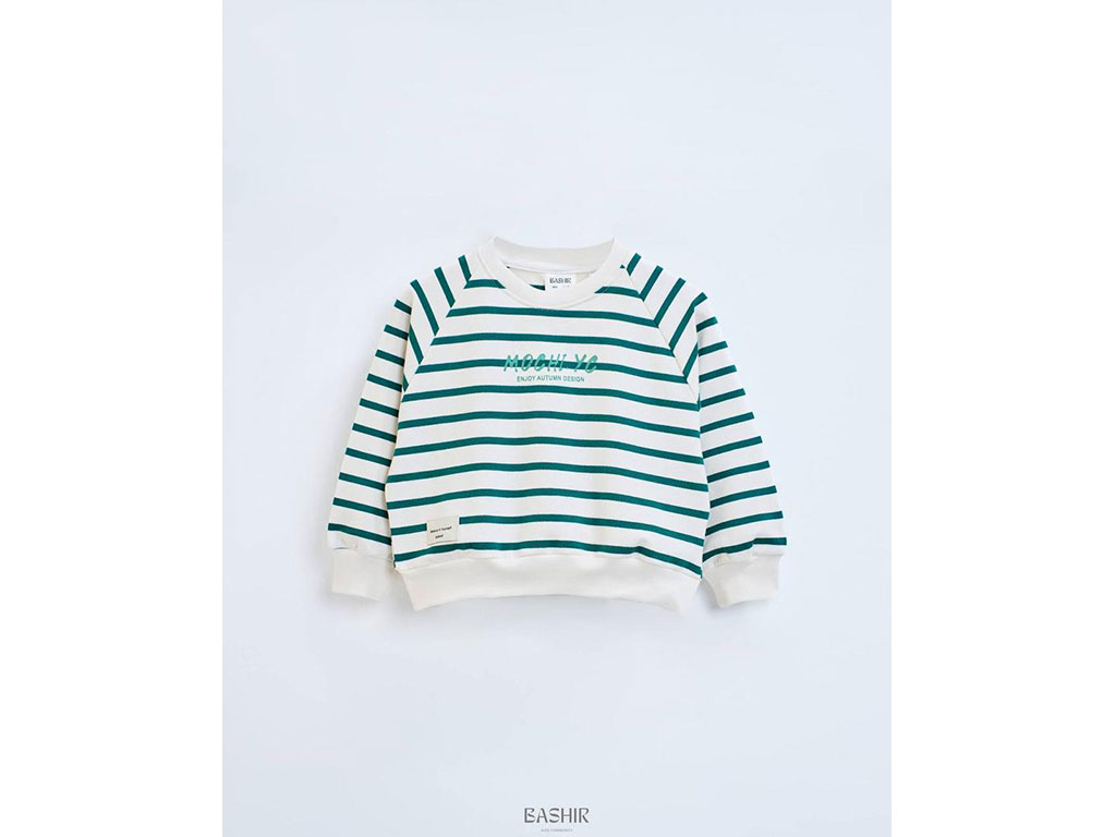 بلوز دورس آستین بلند راه راه بشیر