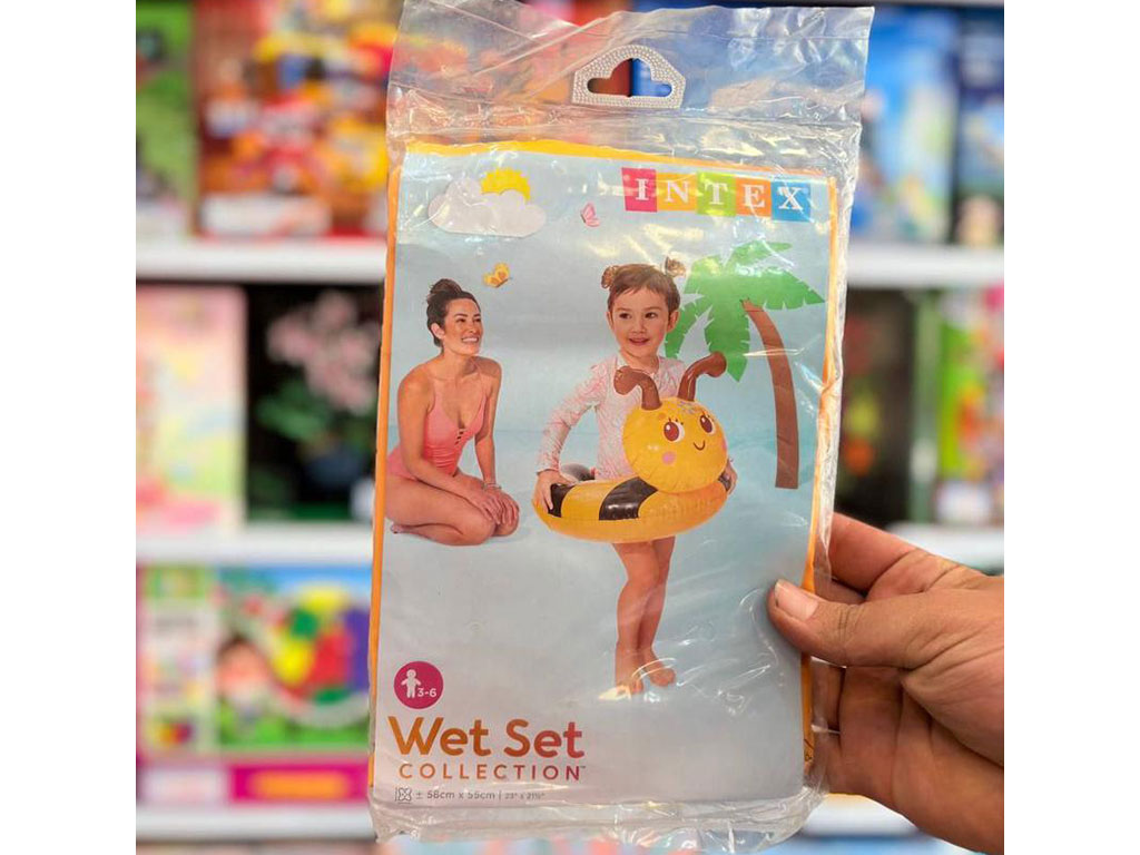 تیوپ بادی کودک (شناور بادی) طرح حیوانات اینتکس intex