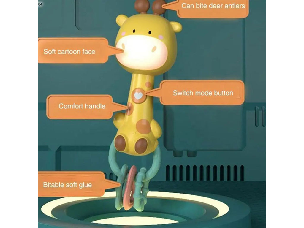 جغجغه دندانگیر نوزادی موزیکال