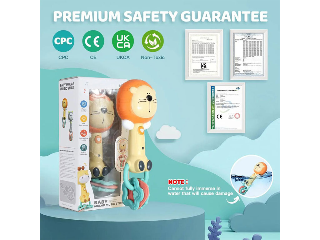 جغجغه دندانگیر نوزادی موزیکال