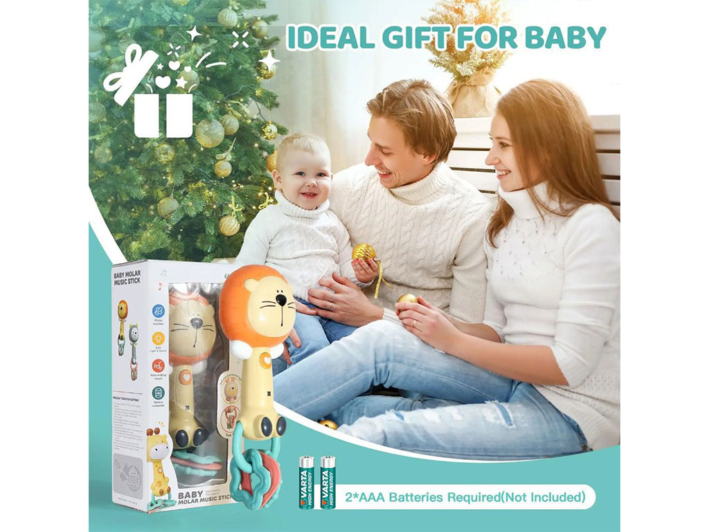 جغجغه دندانگیر نوزادی موزیکال