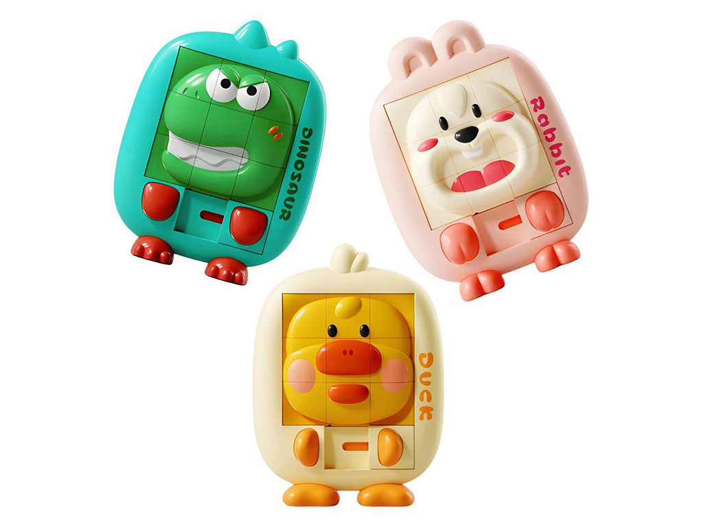 بازی فکری پازل کشویی طرح حیوانات