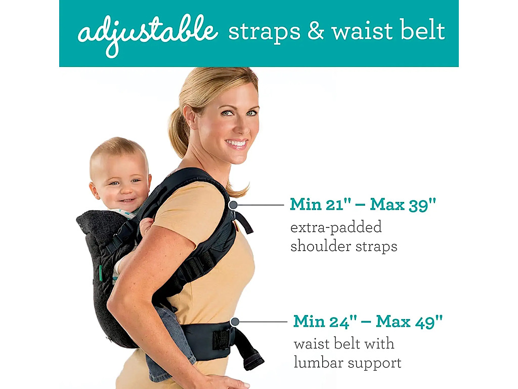 آغوشی چهار کاره نوزاد اینفنتینو Infantino مدل flip مشکی