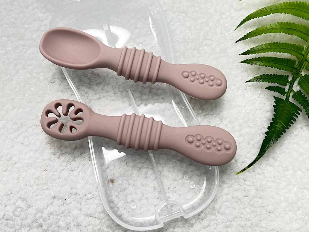 قاشق سیلیکونی و پری اسپون قابدار