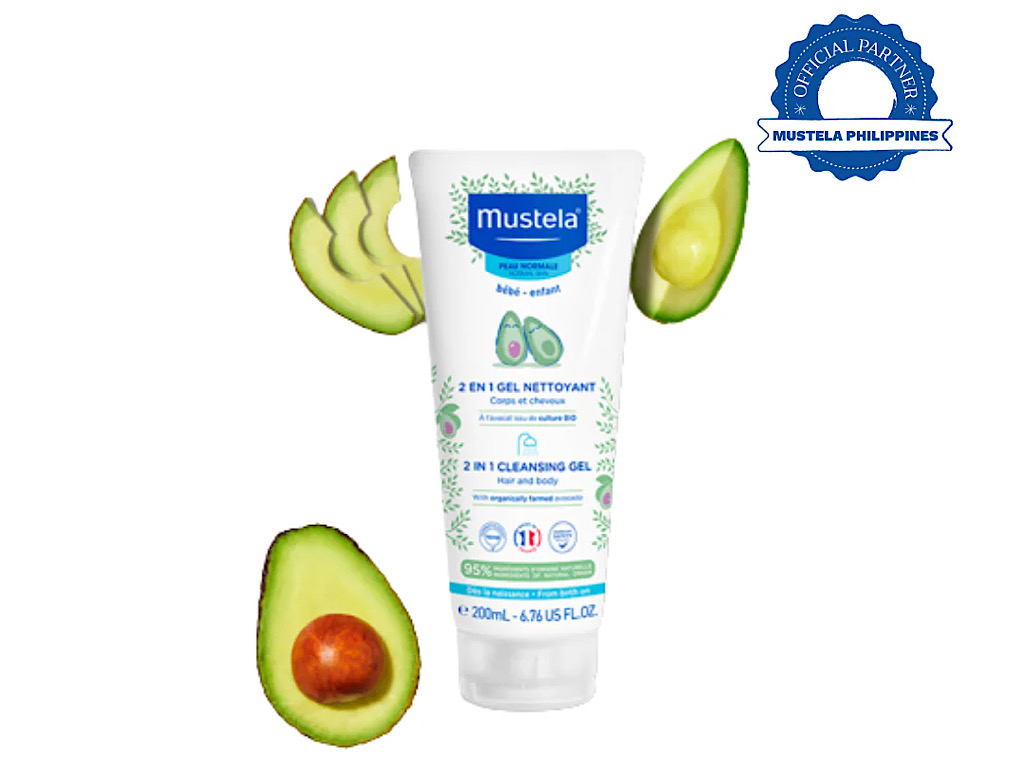 شامپو سر و بدن2  در 1  کودک موستلا مدل حجم 200 میلی لیتر