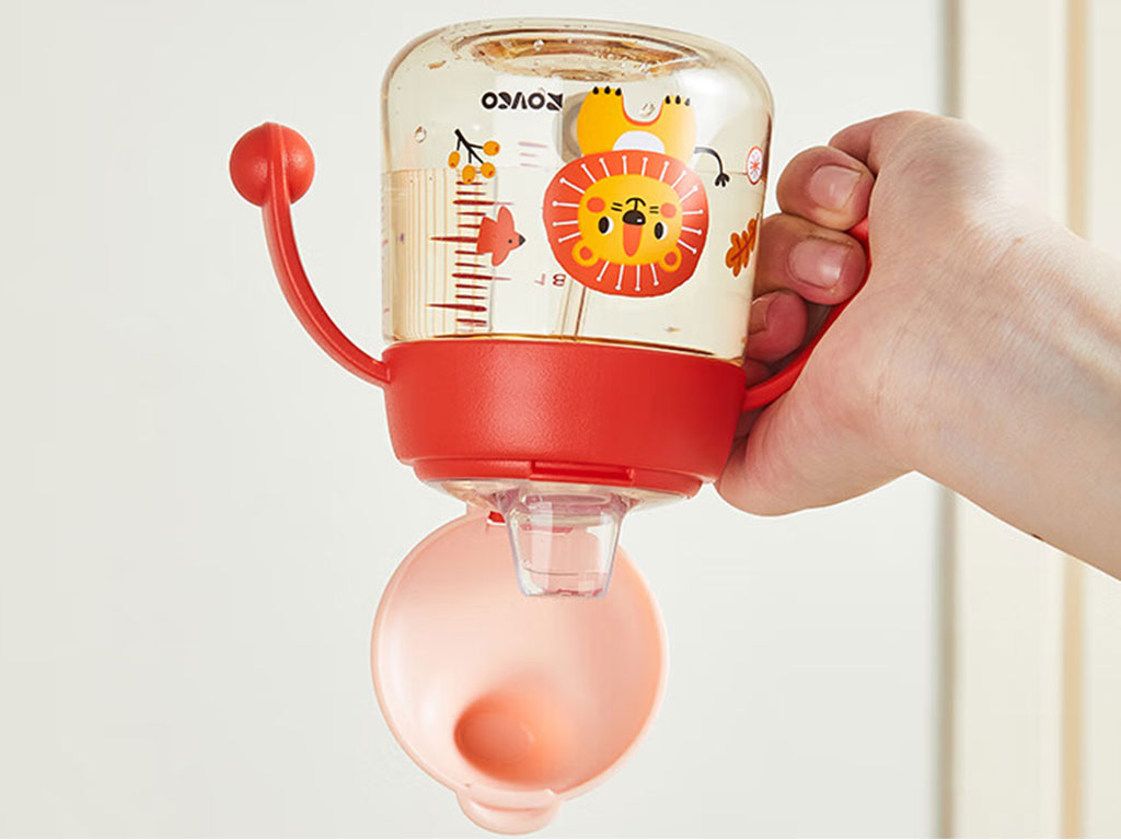 لیوان آبمیوه خوری سوپاپ دار آنتی کولیک 180 میلی لیتر رووکو Rovco