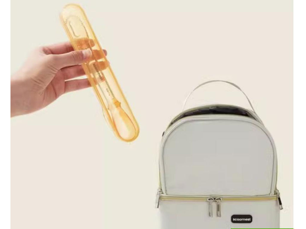 قاشق تک سیلیکونی قاب دار طرح هی اور شی HEORSHE