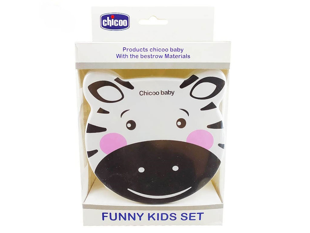 ظرف خوراکی 4 تکه  طرح حیوانات چیکو chicco