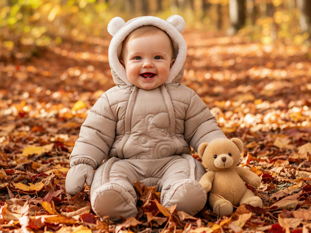 کاپشن سرهمی (اورال) طرح تدی  نوزادی دانالو Danaloo