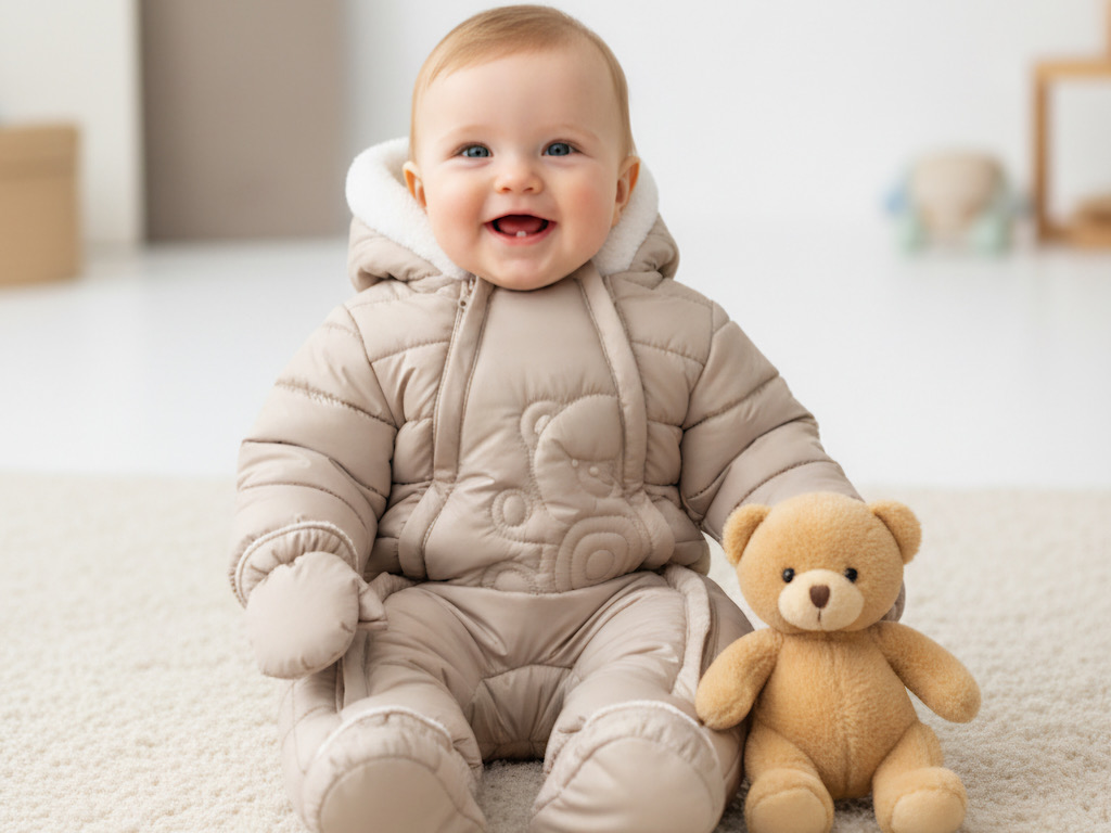 کاپشن سرهمی (اورال) طرح تدی  نوزادی دانالو Danaloo