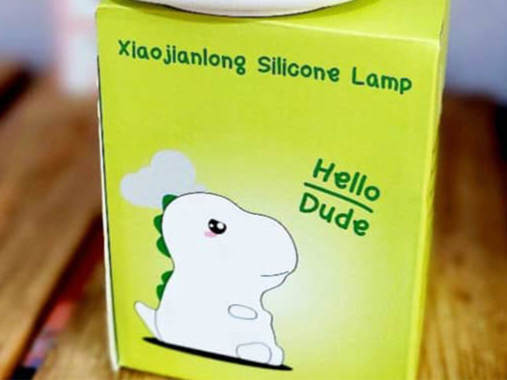 چراغ خواب سیلیکونی شارژی دایناسور عصبانی