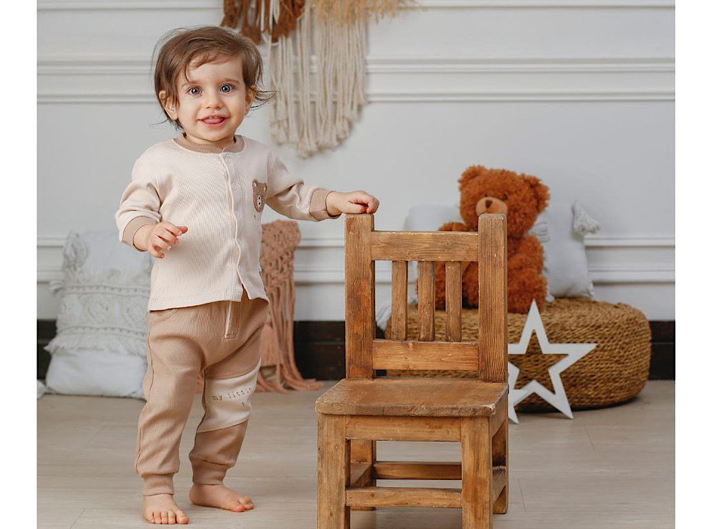 شلوار نوزادی جیب دار طرح خرس تدی دانالو Danaloo