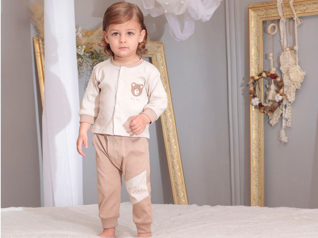 شلوار نوزادی جیب دار طرح خرس تدی دانالو Danaloo