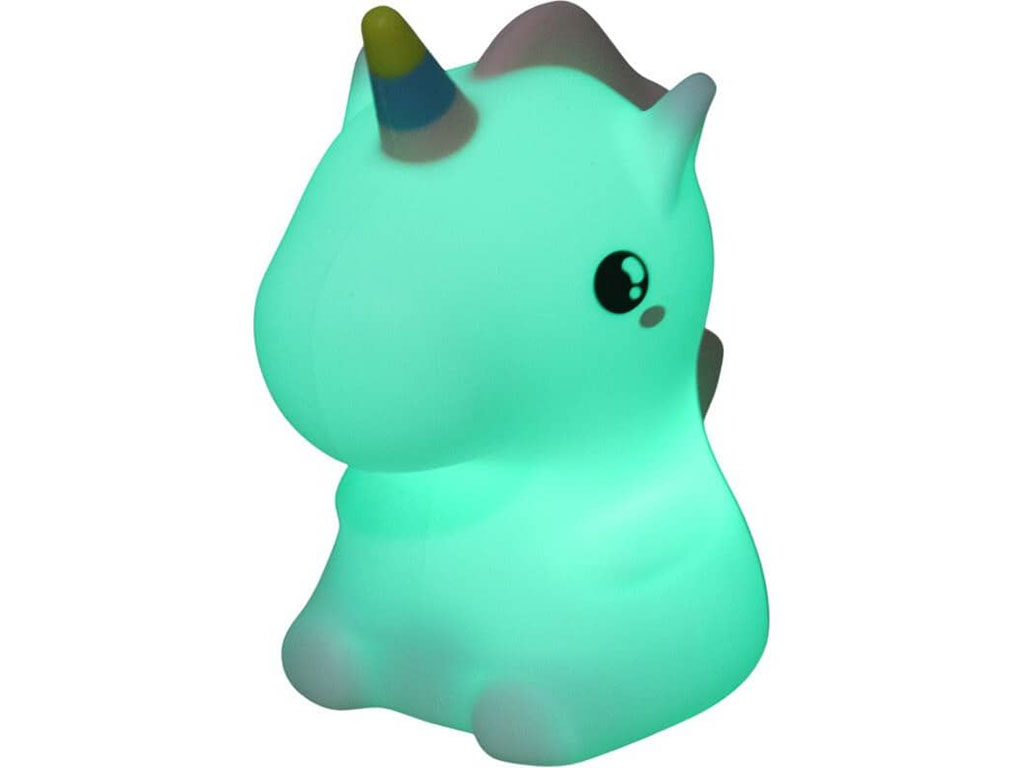 چراغ خواب سیلیکونی، شارژی و لمسی مدل یونیکورن