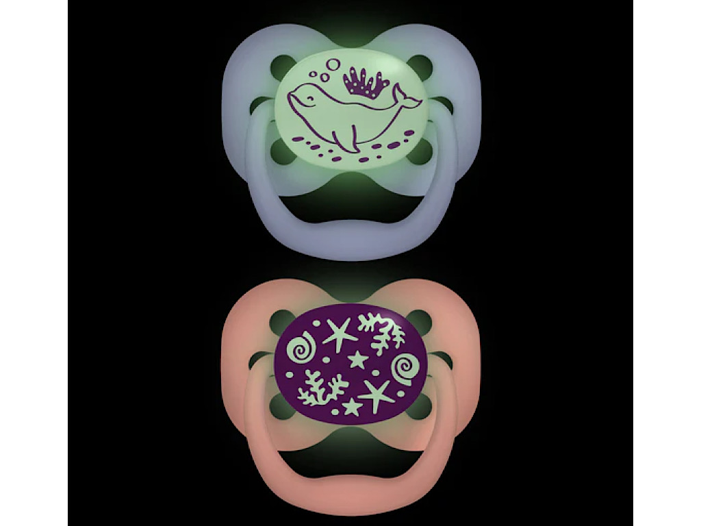 پستانک شبرنگ ارتودنسی نوزادی 6-0 ماه دوعددی دکتر براون Dr Browns