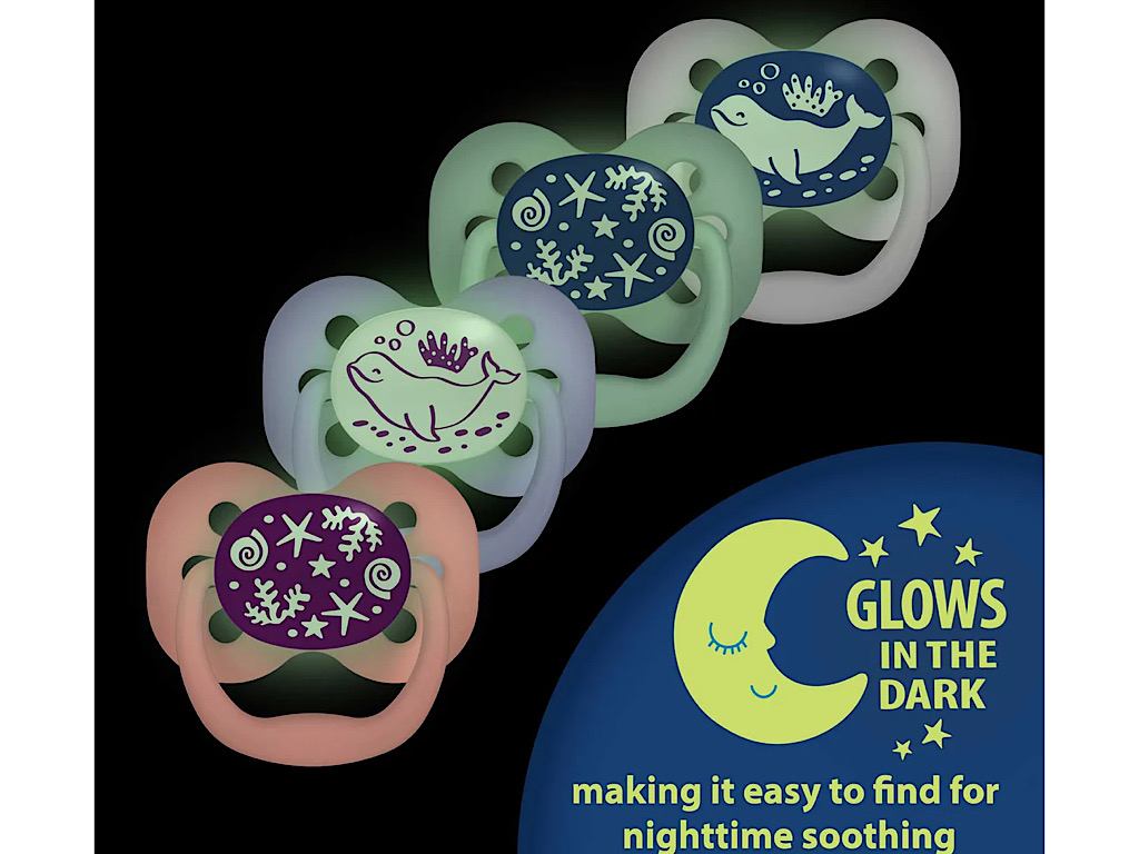 پستانک شبرنگ ارتودنسی نوزادی 6-0 ماه دوعددی دکتر براون Dr Browns