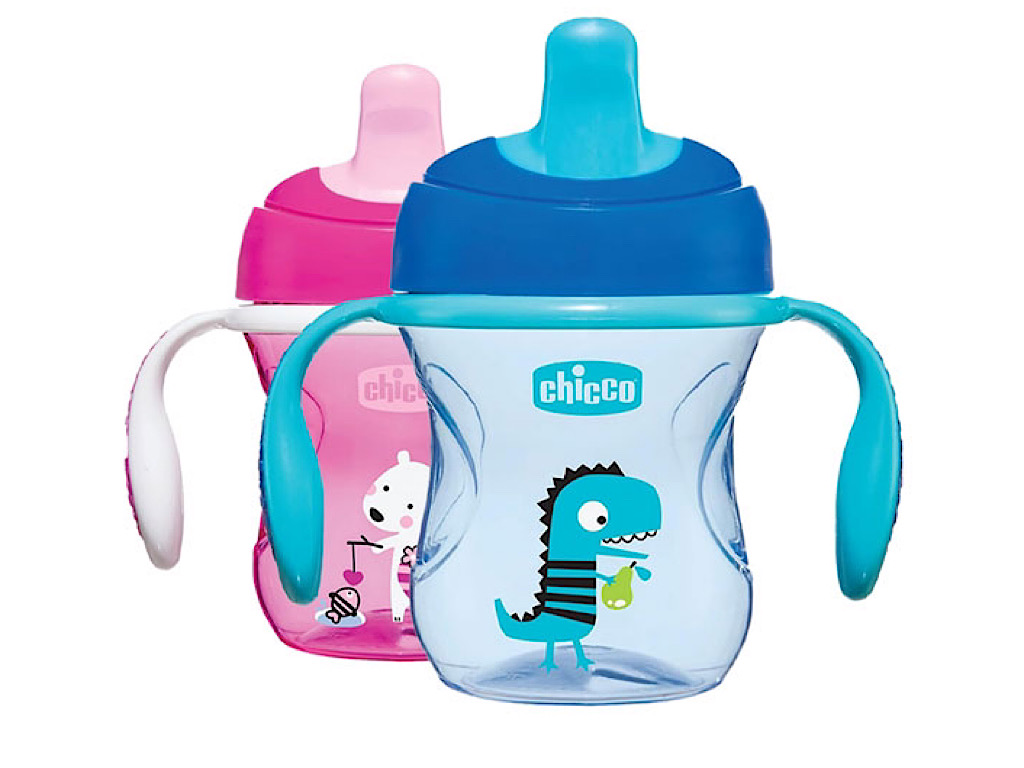 لیوان آبمیوه خوری ضد چکه  200 میلی لیتر چیکو CHICCO