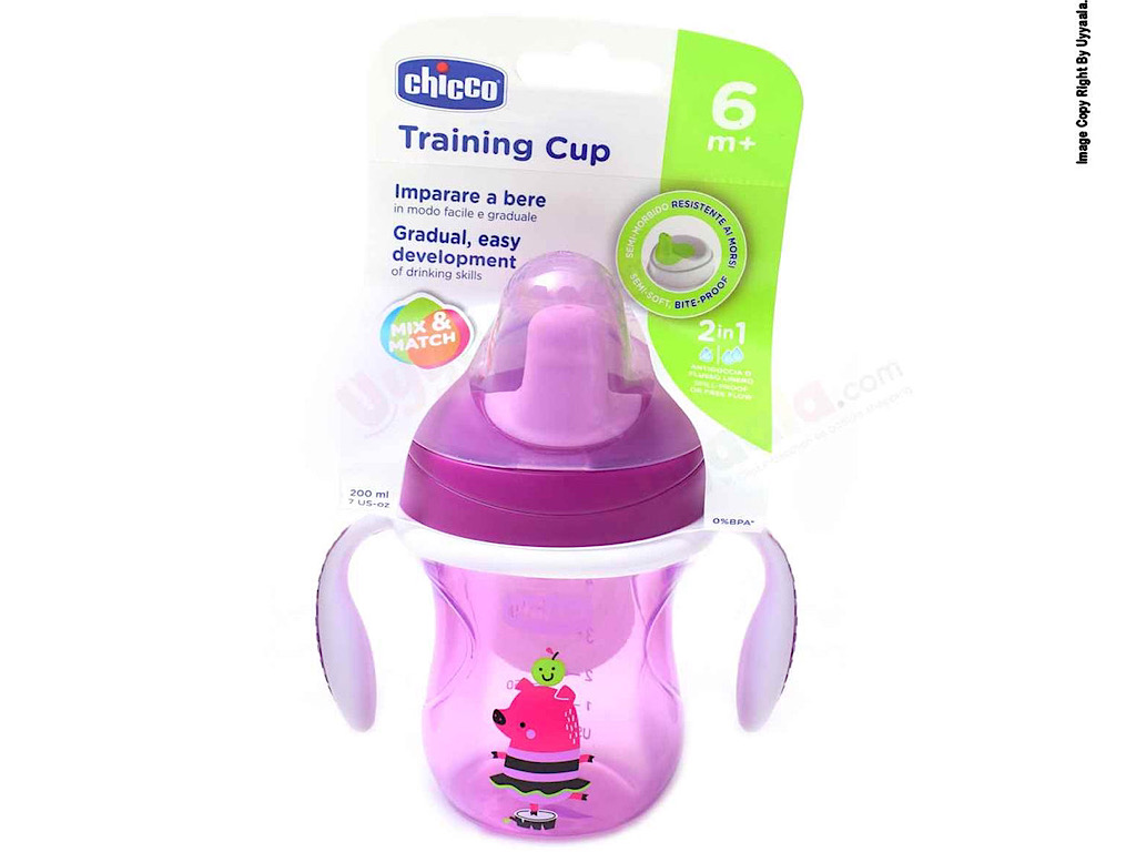 لیوان آبمیوه خوری ضد چکه  200 میلی لیتر چیکو CHICCO