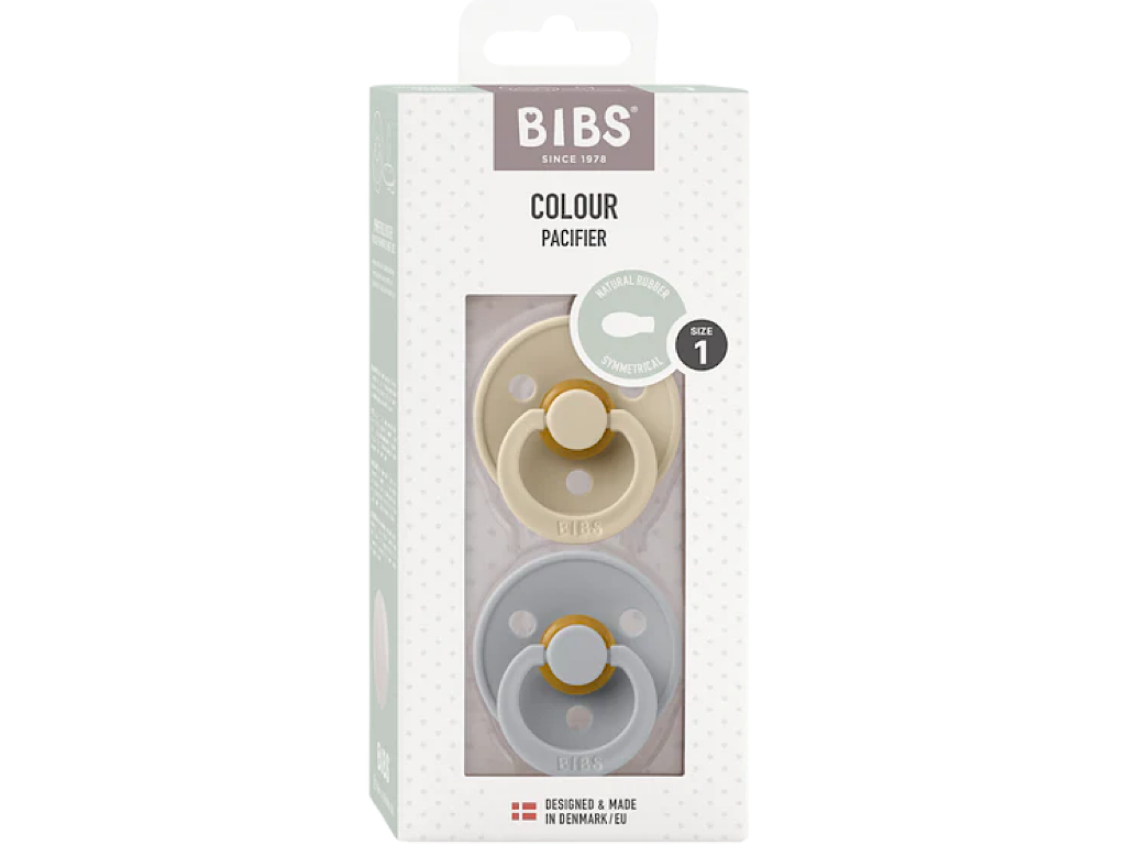 پستانک دو عددی سایز یک بالای 0 ماه بیبس BIBS