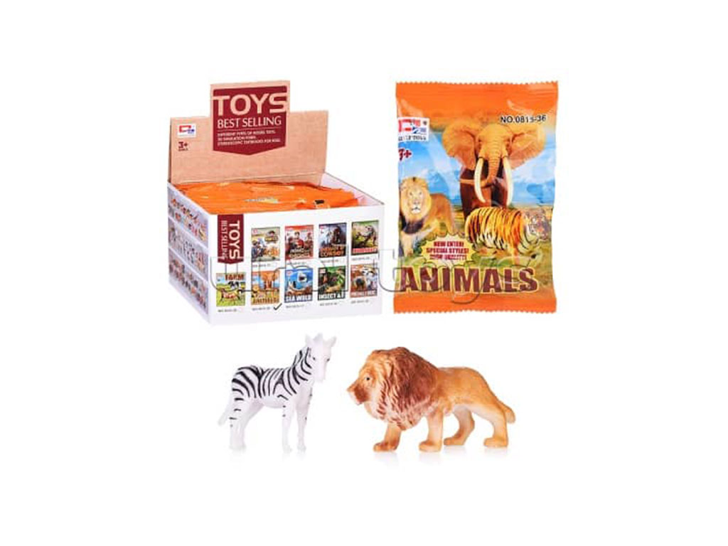 فیگور سوپرایزی حیوانات وحشی 2 عددی اسباب بازی