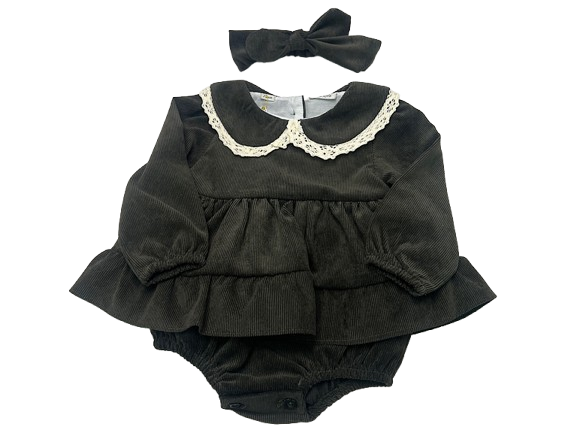 پیراهن زیر دکمه  دخترانه جنس مخمل کبریتی  یشمی