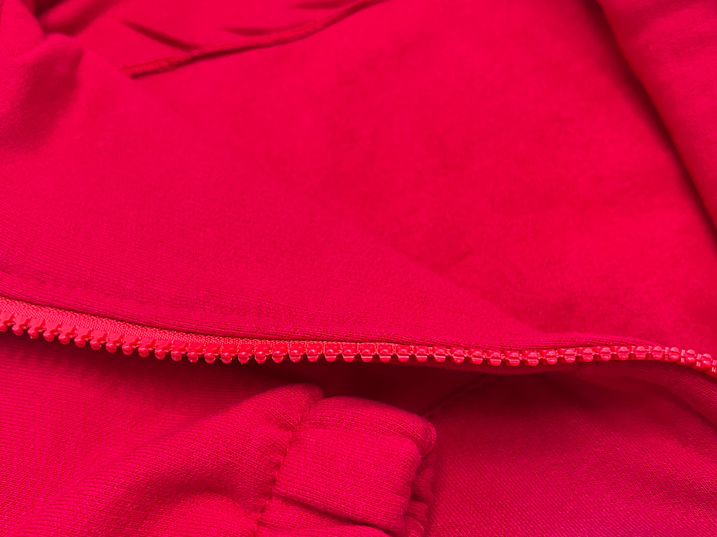 سوییشرت کلاهدار  داخل کرکی قرمز رنگ کندی candy