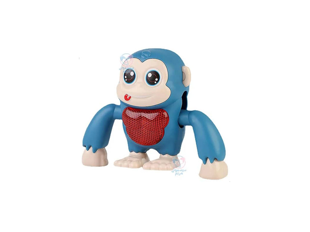 عروسک موزیکال، چراغ دار و رقاص اسباب بازی طرح میمون