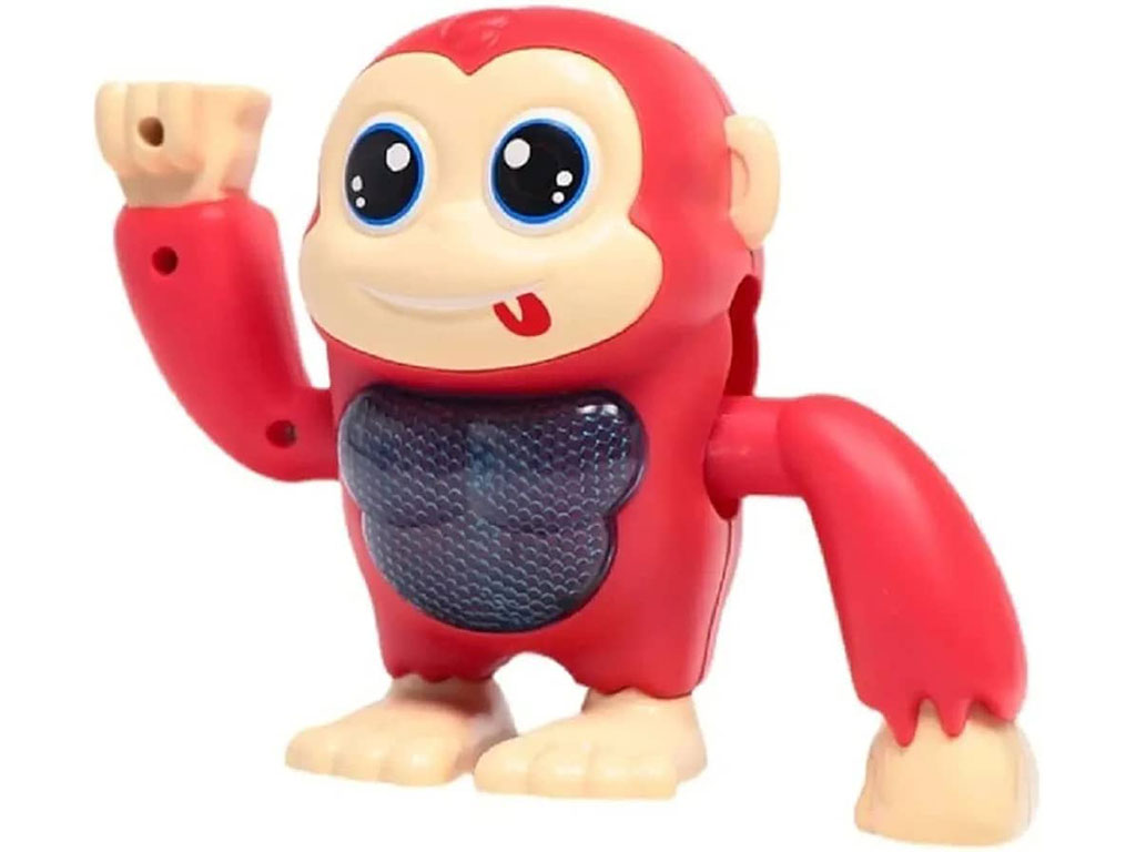 عروسک موزیکال، چراغ دار و رقاص اسباب بازی طرح میمون