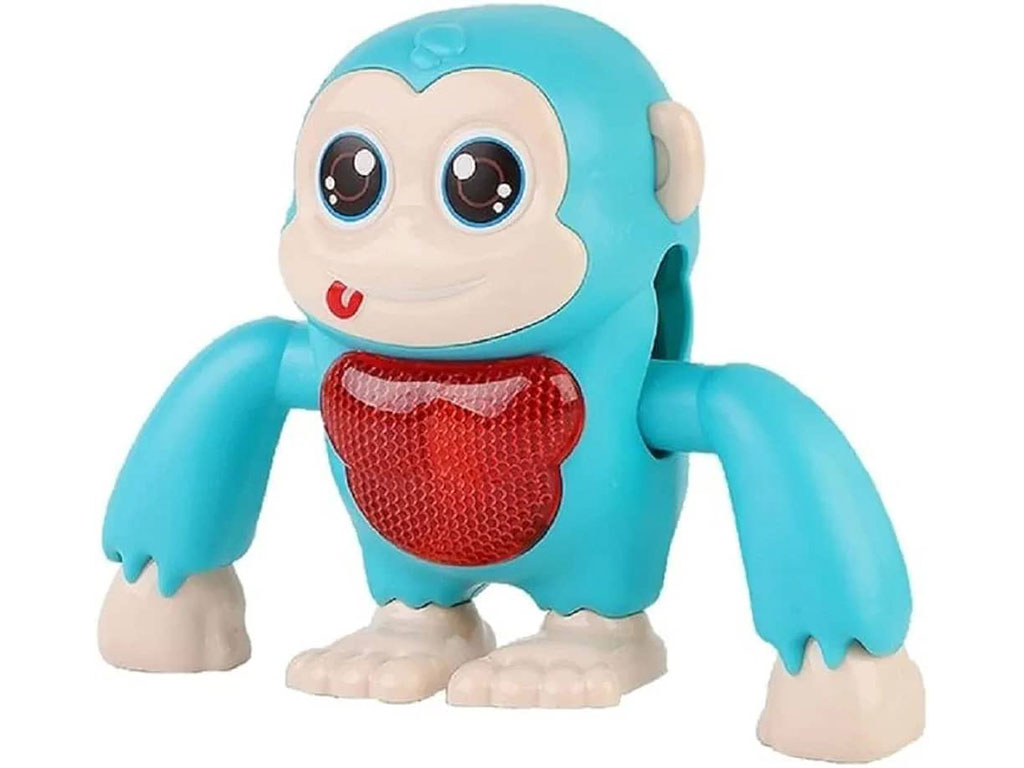 عروسک موزیکال، چراغ دار و رقاص اسباب بازی طرح میمون