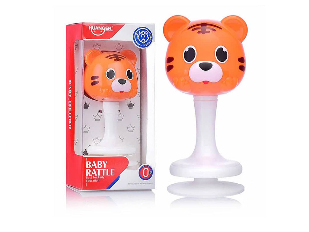 جغجغه چسبان نوزادی هانگر طرح حیوانات