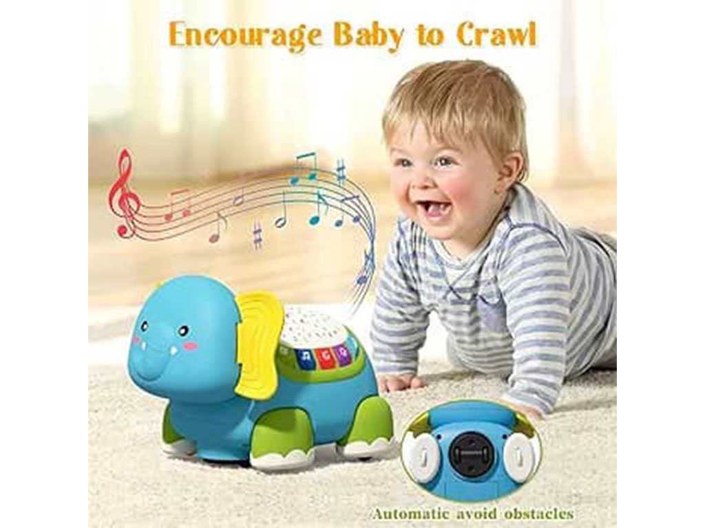 چراغ خواب موزیکال و چراغ دار حرکتی طرح فیل