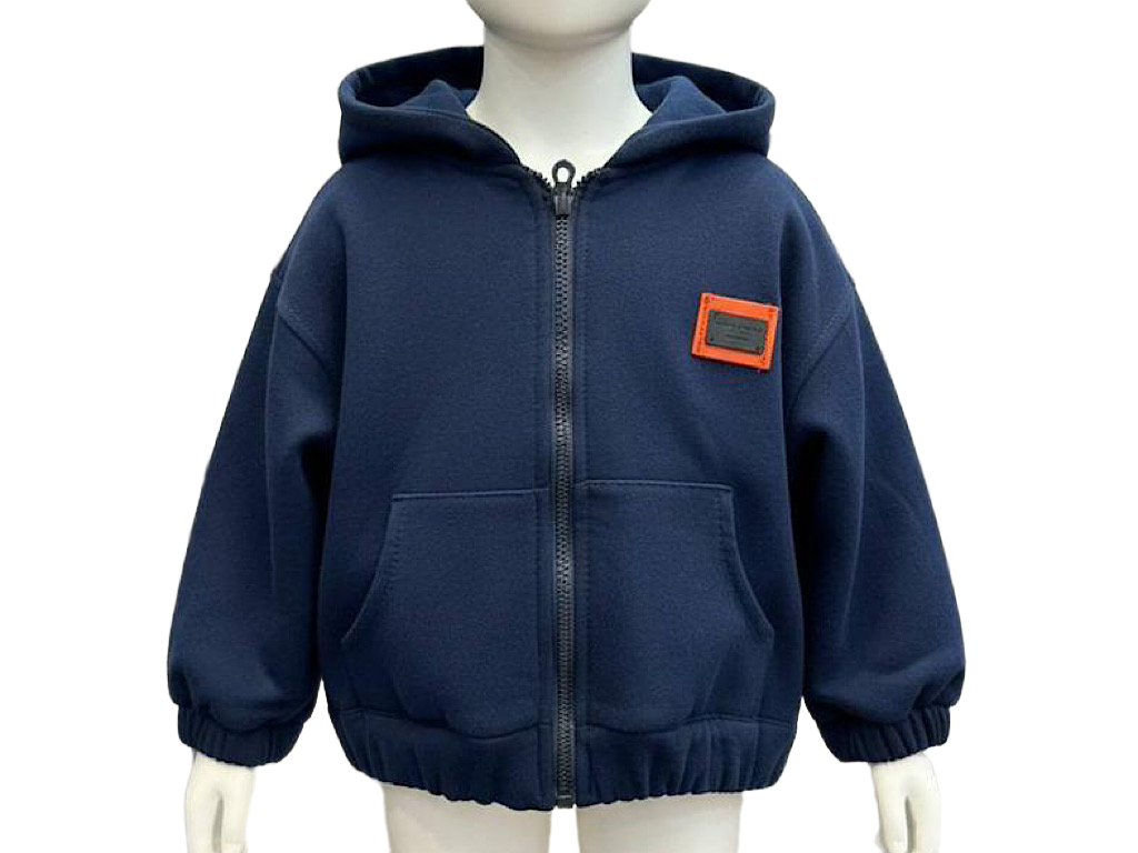 سوییشرت کلاهدار  داخل کرکی سرمه ای  رنگ کندی candy