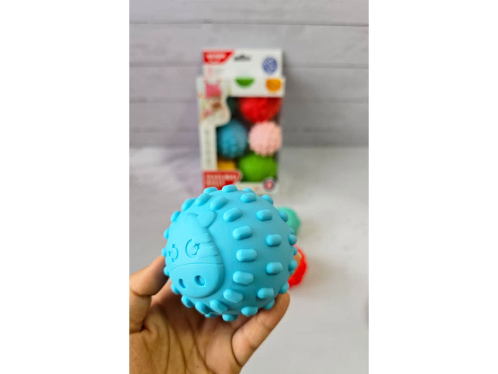 پوپت توپ حسی 6 عددی اسباب بازی هانگر Huanger