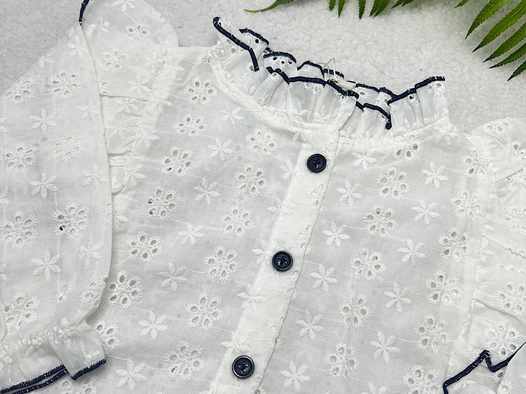 شومیز دخترانه خامه دوزی