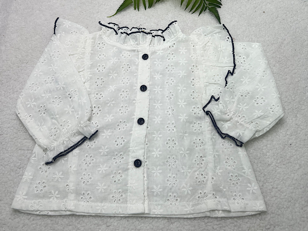 شومیز دخترانه خامه دوزی