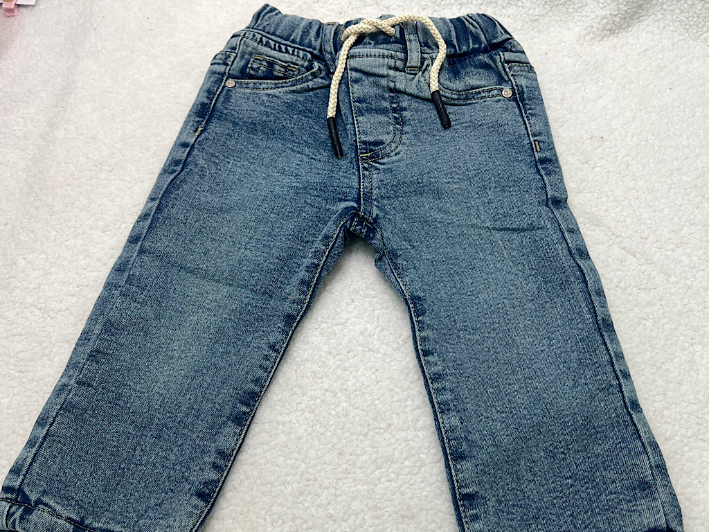 شلوار  جین آبی رنگ لاینر دار   گپ