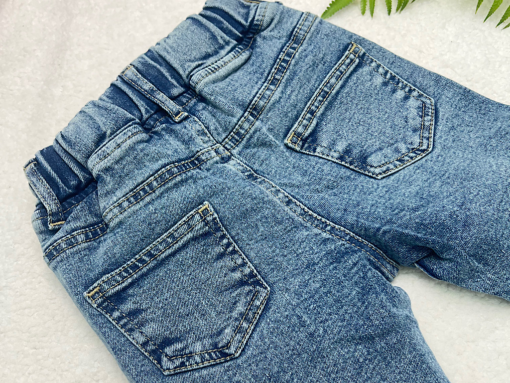 شلوار  جین آبی رنگ لاینر دار   گپ