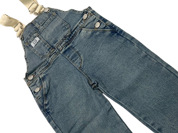 شلوار پیشبندی  جین آبی روشن   گپ