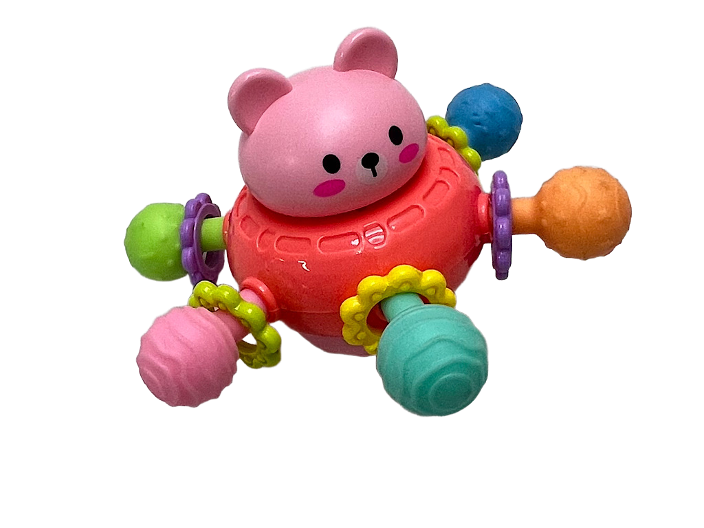 بیزی کیوب اسپینری جغجغه ای دندانگیر طرح خرس