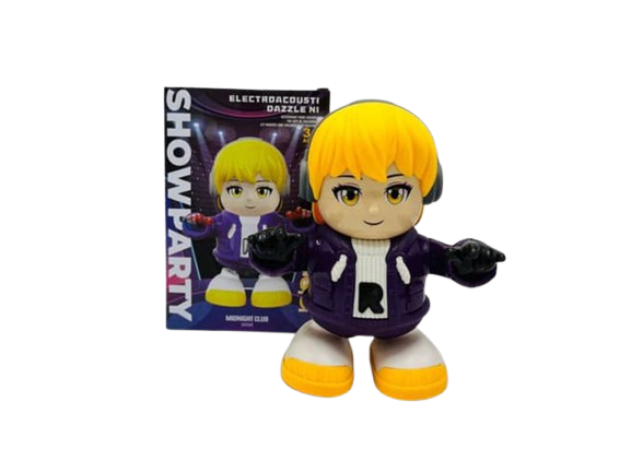 عروسک موزیکال، چراغ دار و رقاص اسباب بازی مدل پسر