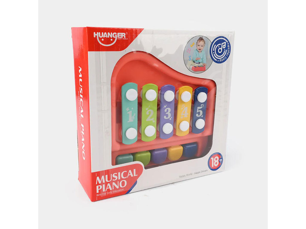 بلز و پیانو 5 نت اسباب بازی کودک هانگر huanger طرح پیانو