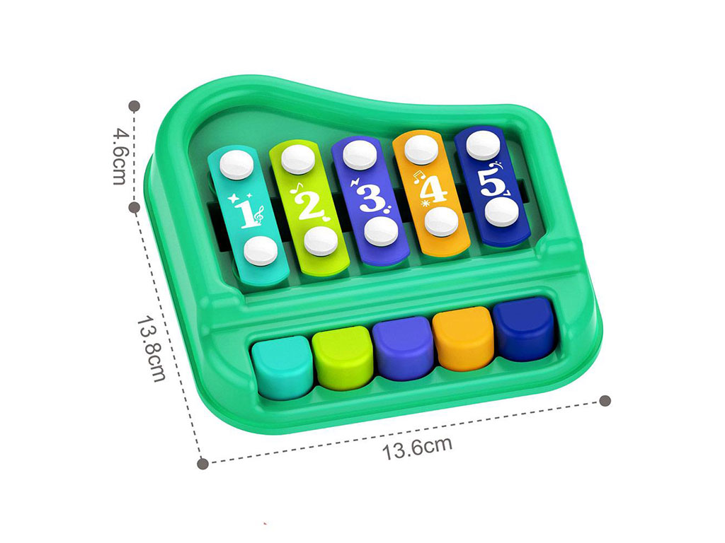 بلز و پیانو 5 نت اسباب بازی کودک هانگر huanger طرح پیانو