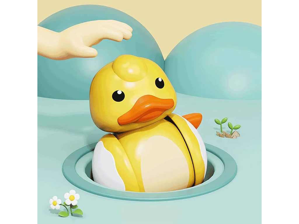 اردک موزیکال، حرکتی چکشی اسباب بازی