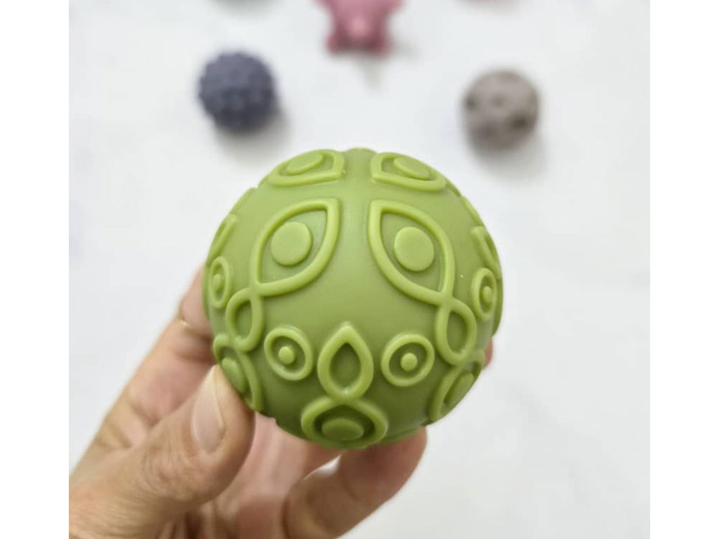 توپ حسی سوتی 6 عددی نوزادی طرح 1082